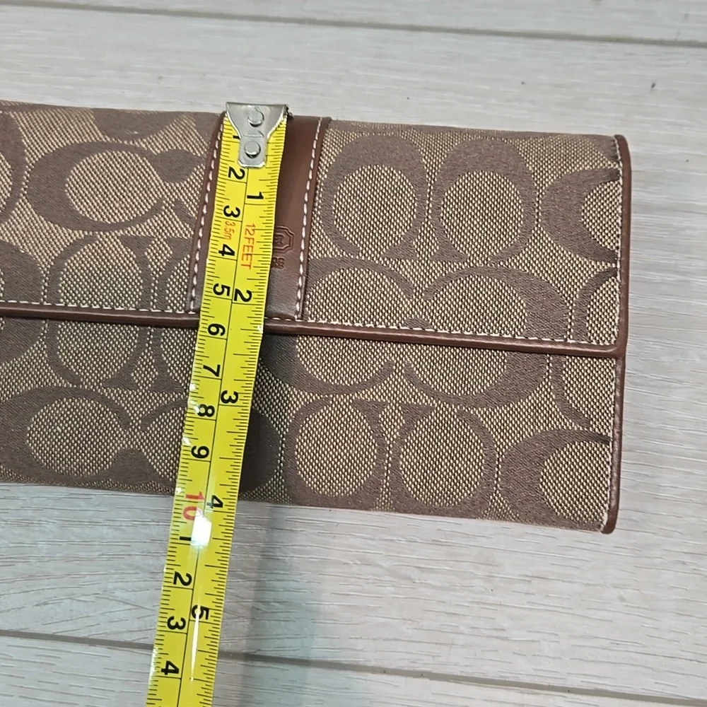 Unbranded Women Logo Signature Wallet Canvas